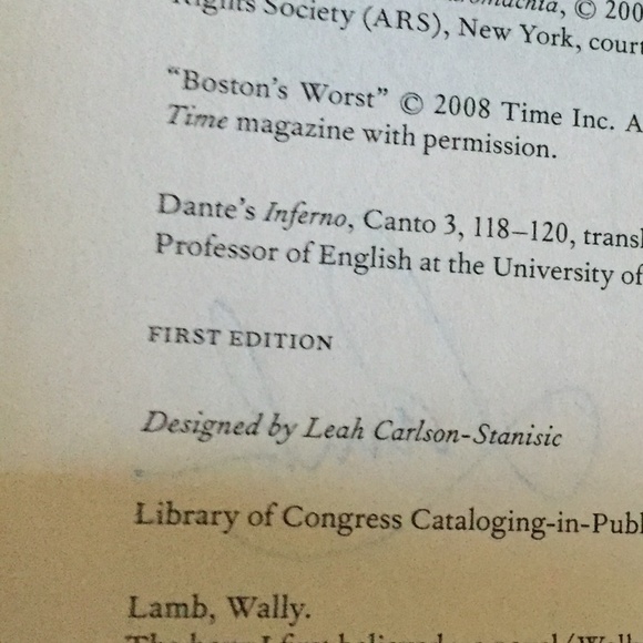 FIRST EDITION THE HOUR I FIRST BELIEVED AUTHOR SIGNED WALLY LAMB BOOK - Picture 3 of 5